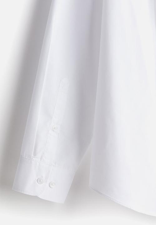 H&M - Regular fit easy-iron shirt - white