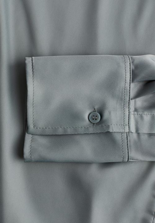 H&M - V-neck blouse - grey