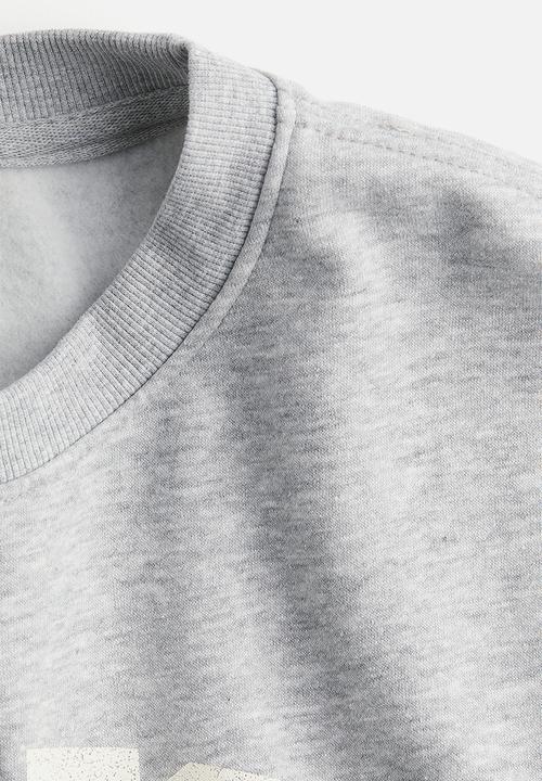 H&M - Crew-neck sweatshirt -  light grey marl/tribeca 