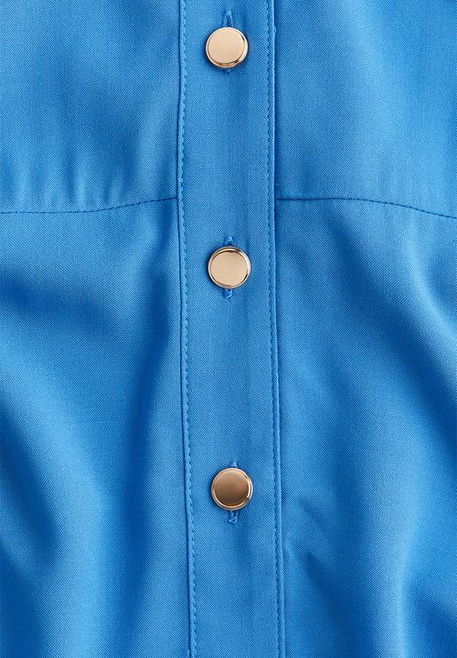 H&M - Tie-belt shirt dress - blue