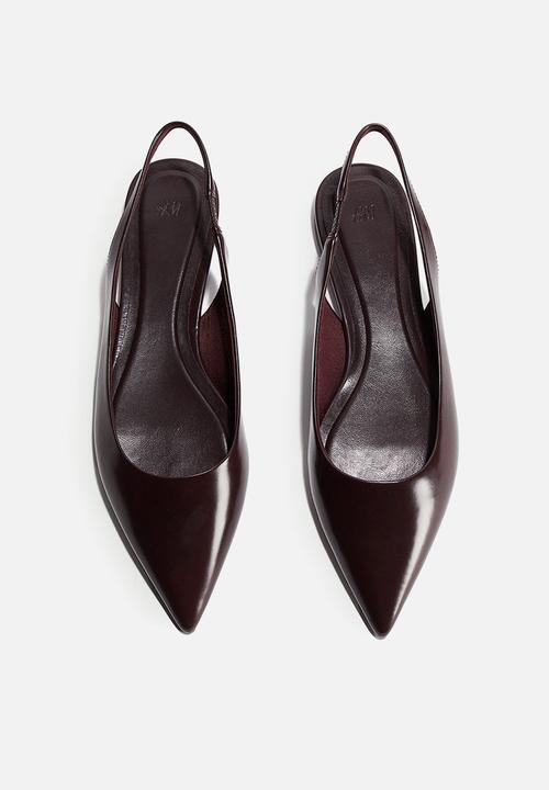 H&M - Pointed slingbacks - red