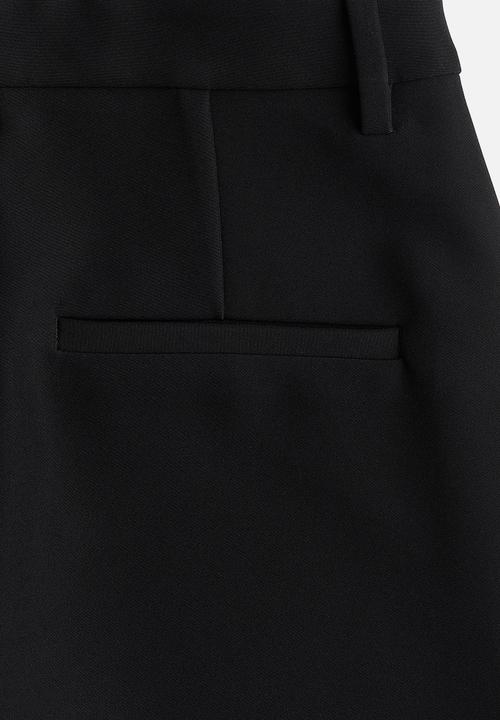 H&M - Tailored capri trousers - black