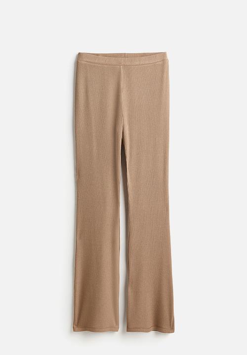 H&M - Flared trousers - beige
