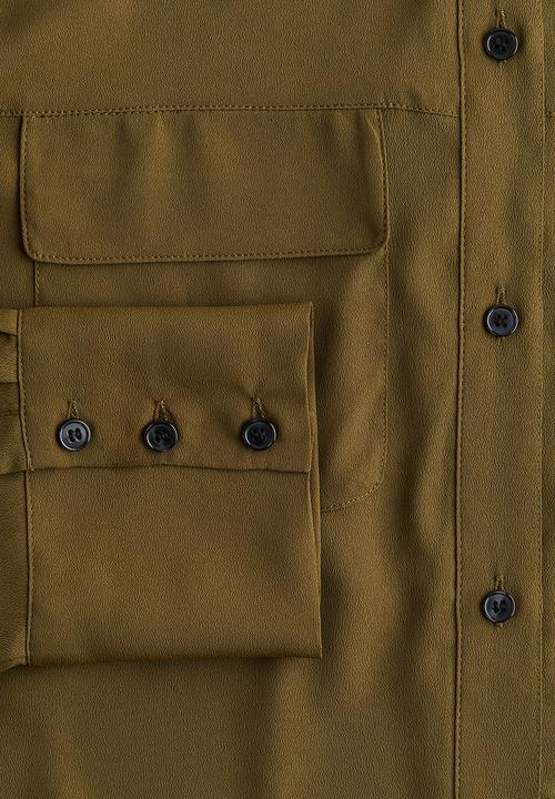 H&M - Crêpe shirt - green