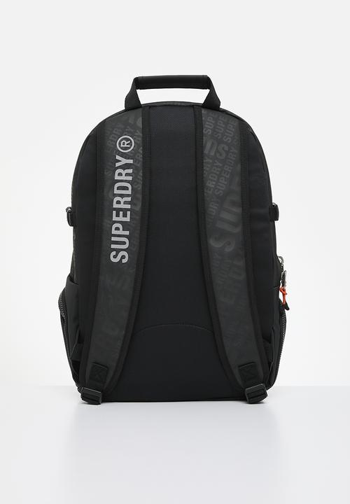 Superdry. - Tarp Aop Rucksack - Black Aop