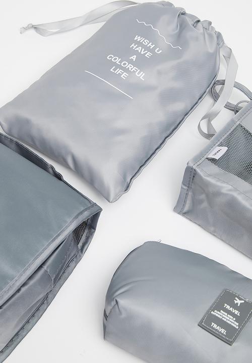 Sixth Floor - Get organized travel set of 5 - grey