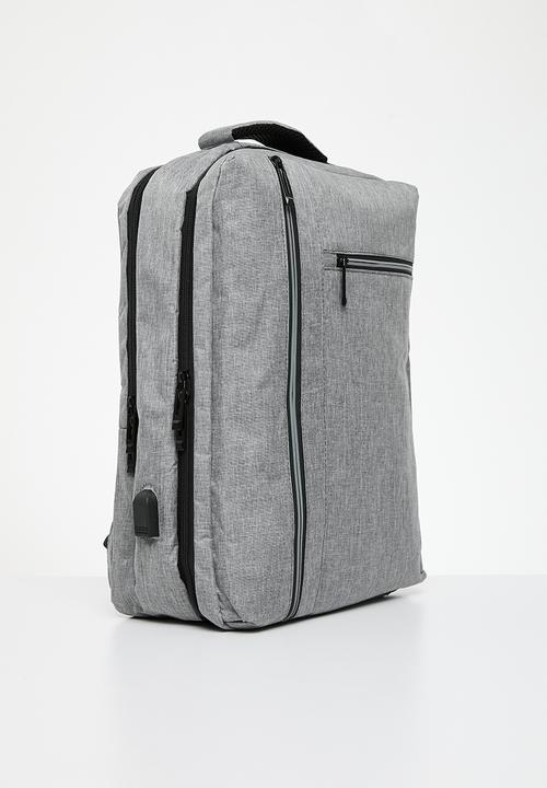 Sixth Floor - Savvy traveler backpack - grey