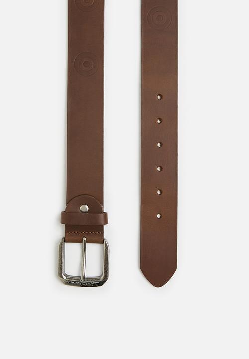 Ben Sherman - Target embossed leather - tan