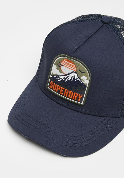 Superdry. - Dirt Road Trucker Cap - Lauren Navy