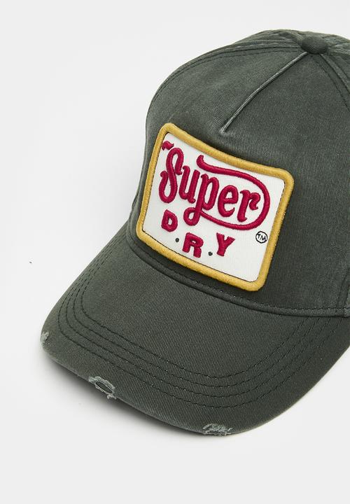 Superdry. - Graphic Trucker Cap - Enamel Green