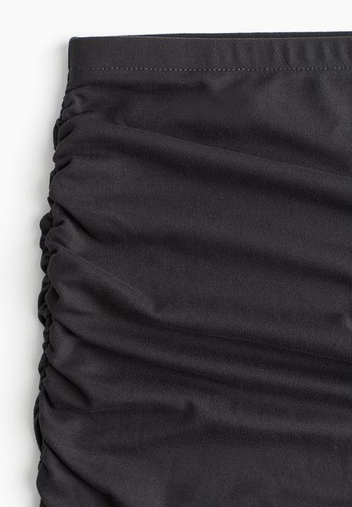 H&M - Gathered maxi skirt - grey
