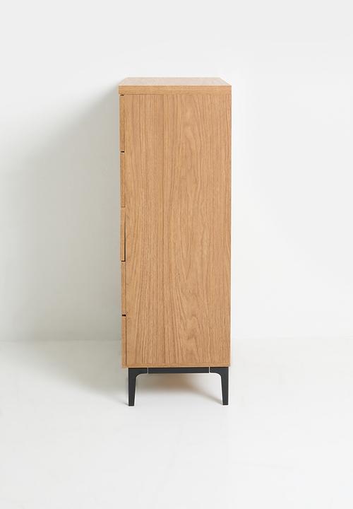 Sixth Floor - Giselle 5 drawer - natural