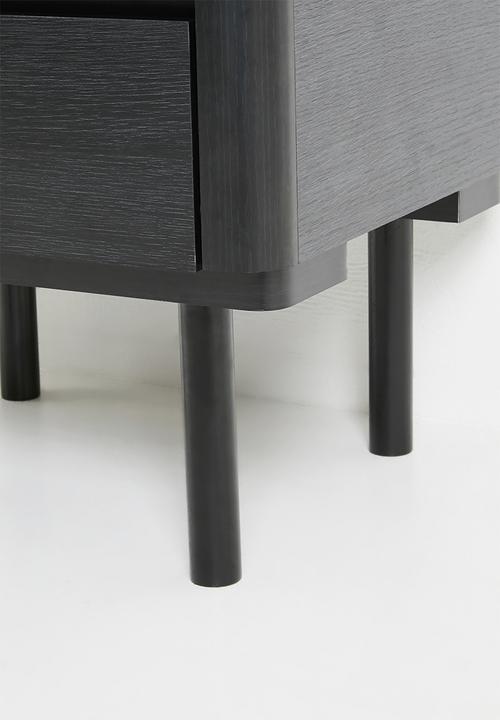 Sixth Floor - Liberty Bedside Table - Black