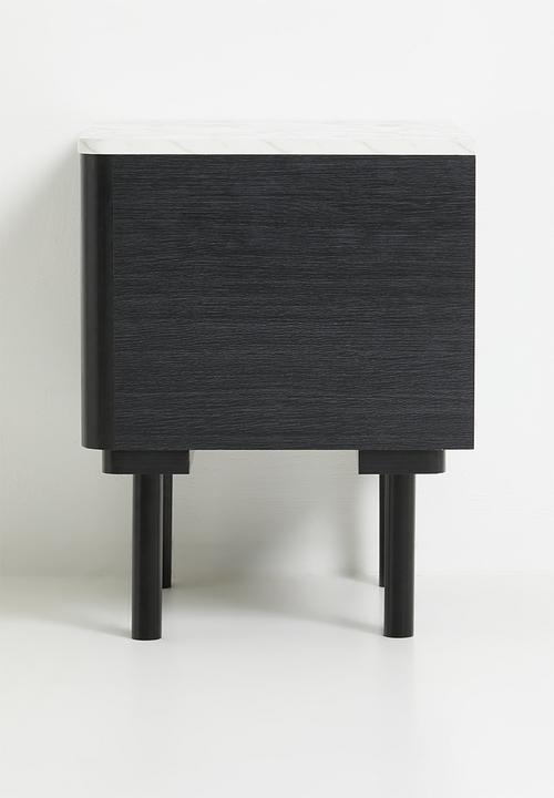 Sixth Floor - Liberty Bedside Table - Black