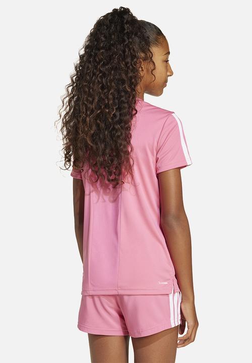 adidas Performance - Jg Tr-Es 3S Tee - Pink
