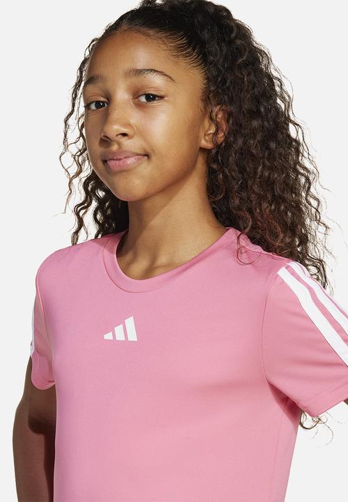 adidas Performance - Jg Tr-Es 3S Tee - Pink
