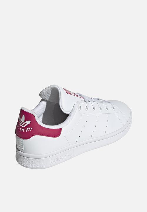 adidas Originals - Stan Smith J - Cloud White/Cloud White/Bold Pink