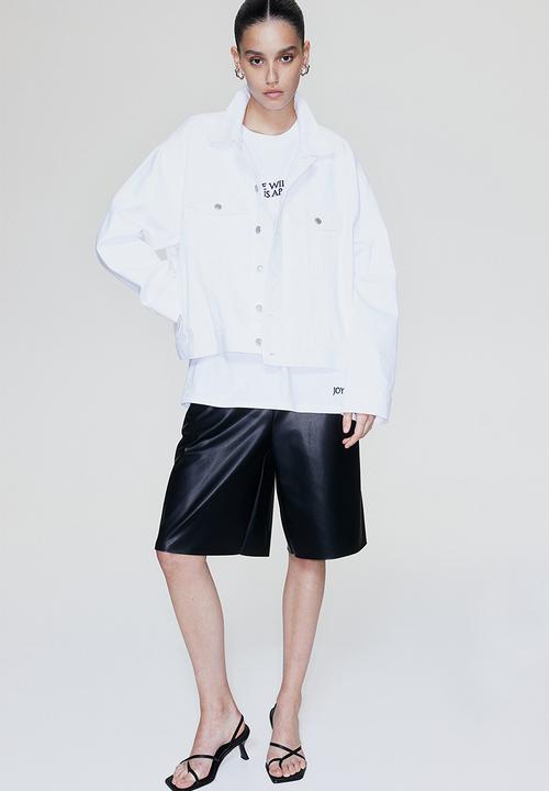 H&M - Oversized printed T-shirt - white
