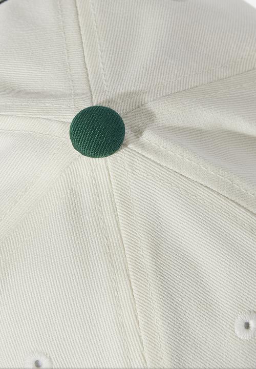 adidas Originals - Vrst Dad Cap - Off White & Collegiate Green