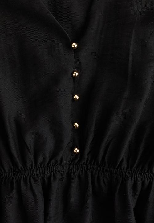 H&M - Tie-belt dress - black