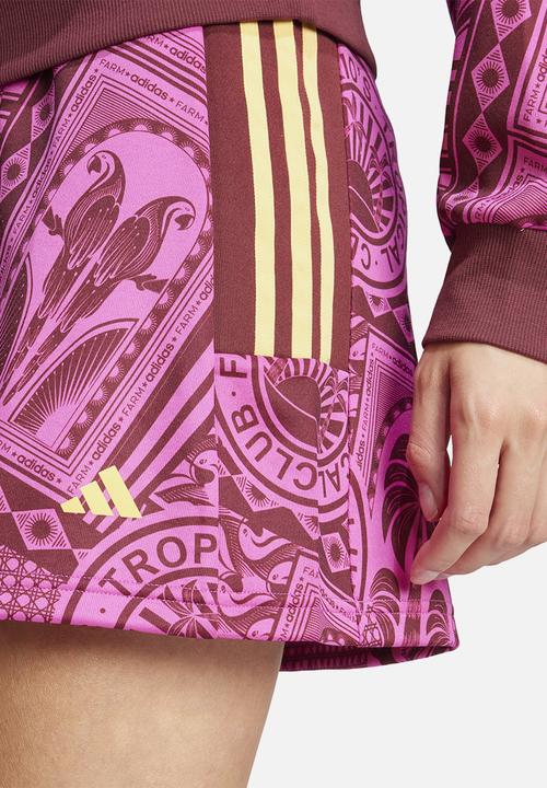 adidas Performance - Farm Skirt - Lucid Fuchsia & Shadow Red