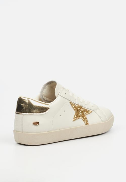 Miss Black - Veta 1 sneaker - gold combo