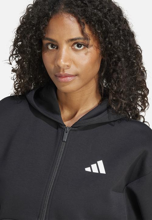 adidas Performance - W Future Icons 3S Full-zip Hoodie - Black