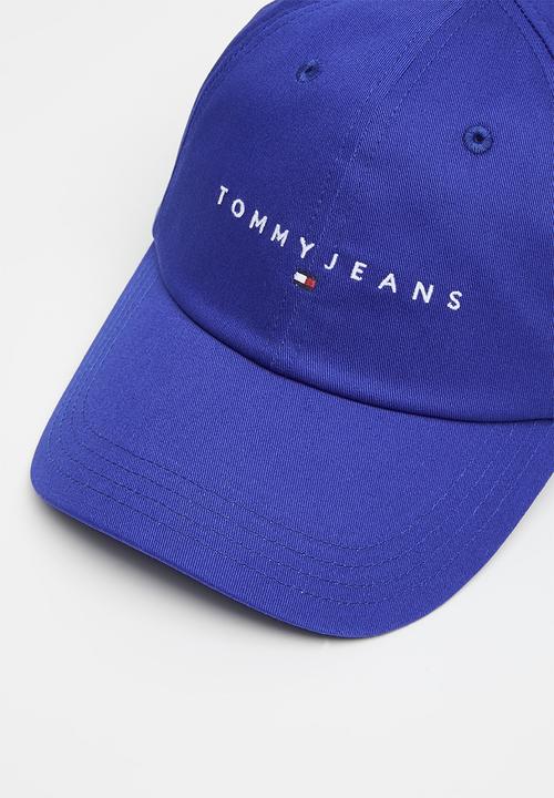 Tommy Hilfiger - Tjm Linear Logo 6-Panel Cap - Bright Blue