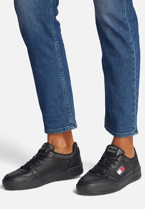 Tommy Hilfiger - Tjm cupsole leather ess - black
