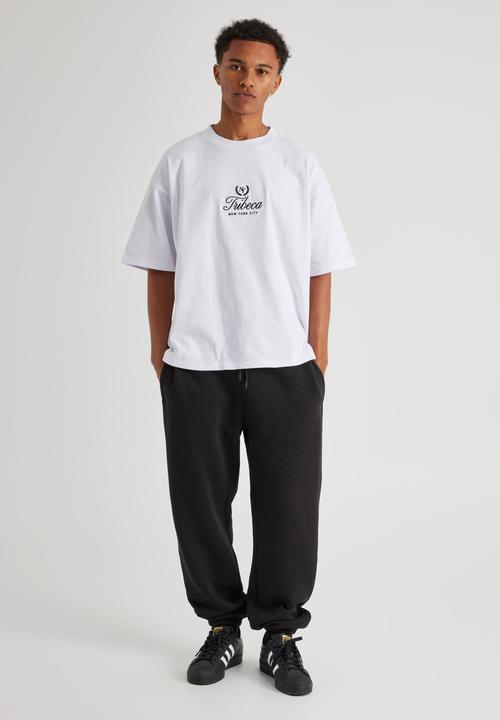 Factorie - Baggy Cuffed Trackpant - Black