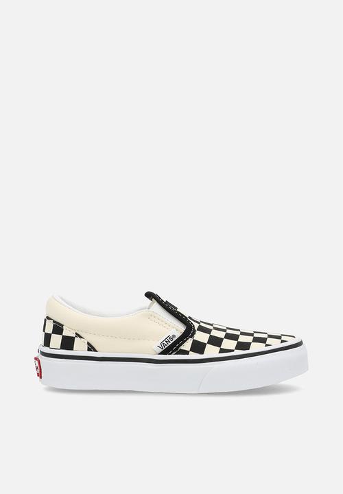 Vans - Uy classic slip-on - (checkerboard) black/beige/white