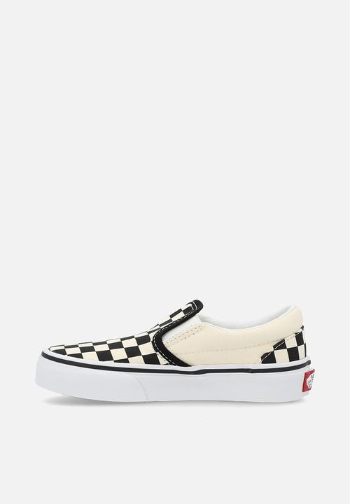 Vans - Uy classic slip-on - (checkerboard) black/beige/white