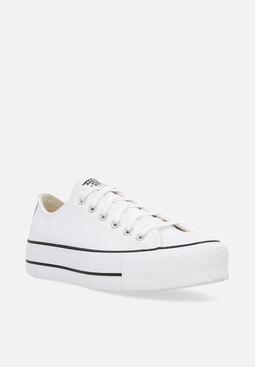 Converse - Chuck Taylor All Star Lift Platform Leather - White/Black/White