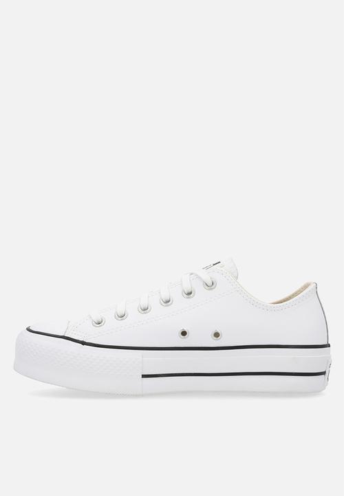 Converse - Chuck Taylor All Star Lift Platform Leather - White/Black/White