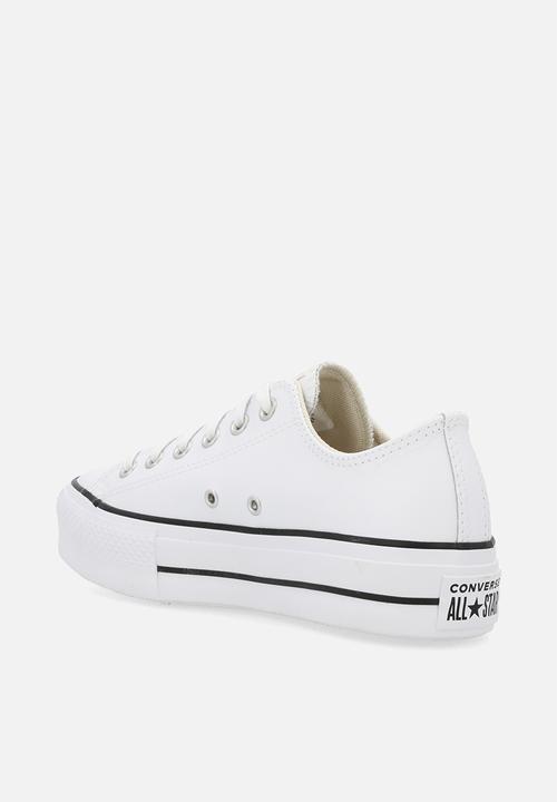 Converse - Chuck Taylor All Star Lift Platform Leather - White/Black/White
