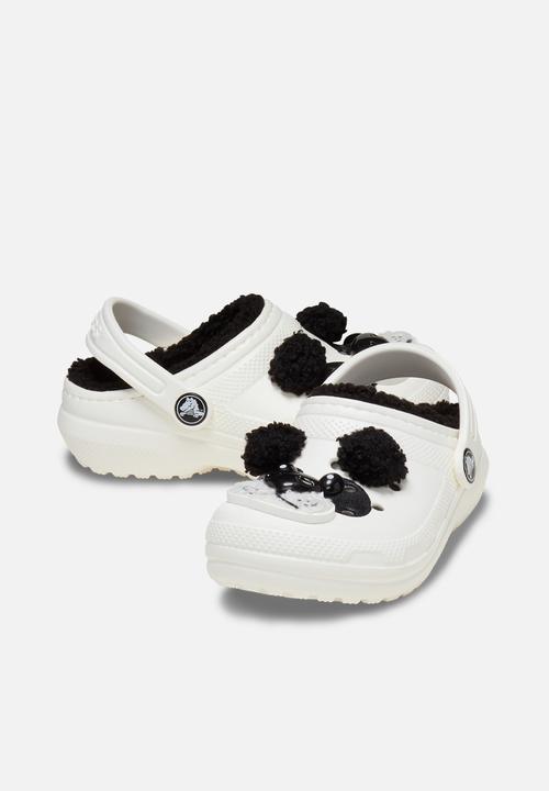 Crocs - Classic Lined IAM PandaBearCgT-Chalk/Black