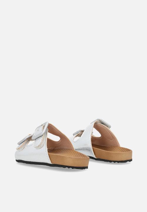 Pop Candy - Twin buckle slides-silver