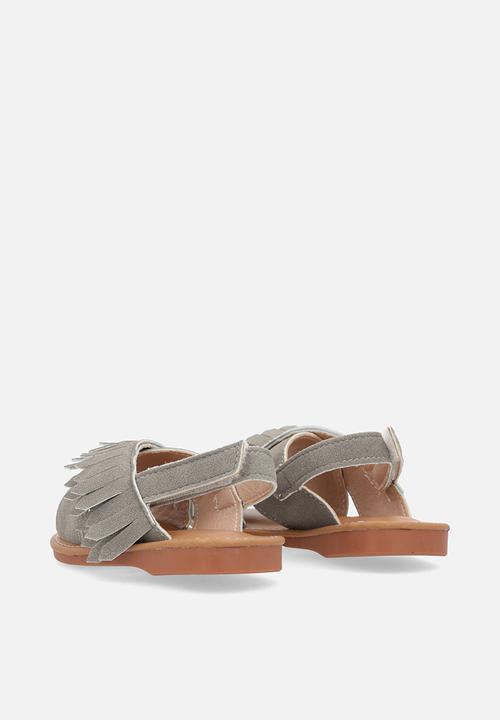 Pop Candy - Fringe sandals - grey
