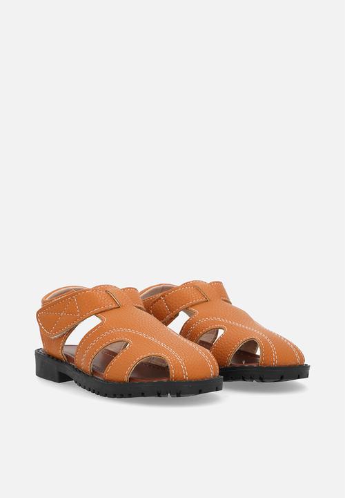 Pop Candy - Caged sandals - light brown