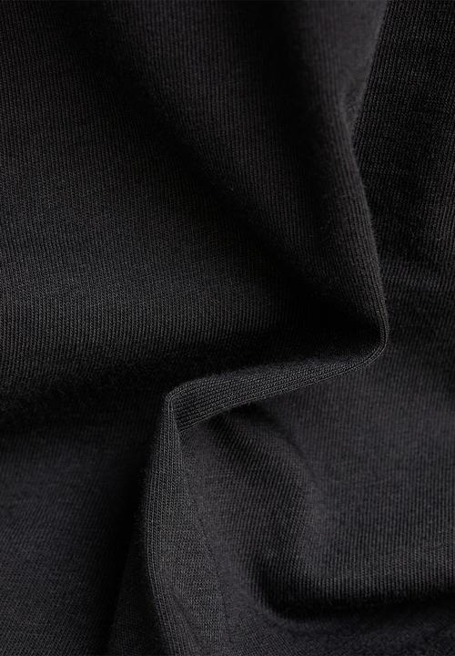 G-STAR - 3D dotted gr r t Compact jersey o dk - black
