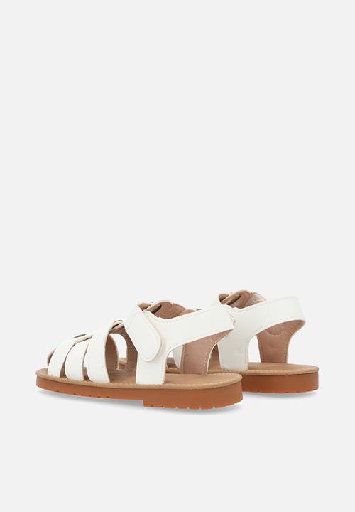 Pop Candy - Caged sandals - white