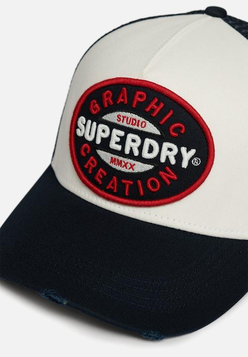 Superdry. - Mesh Trucker Cap - Eclipse Navy
