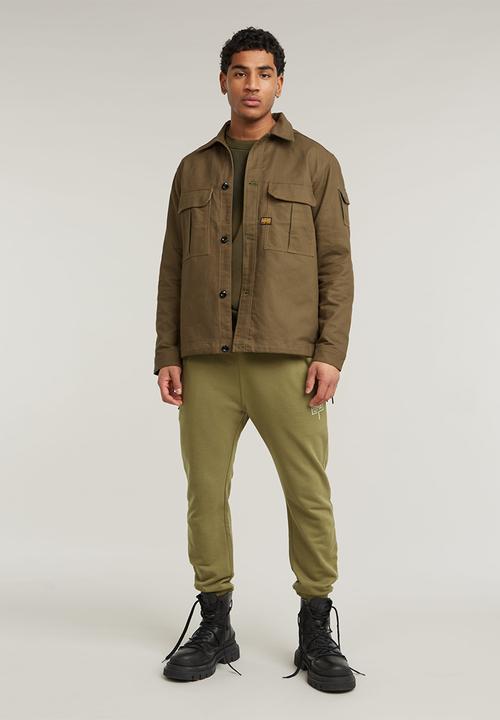 G-STAR - Logo sweat pant Heavy sherland sweat r ub - smoke olive