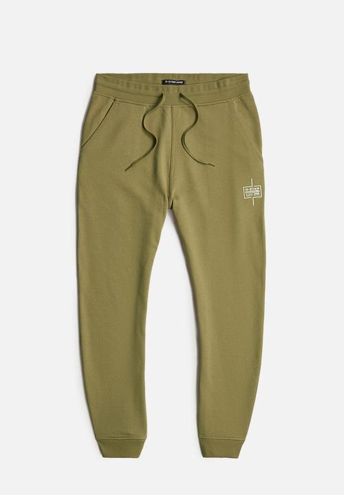 G-STAR - Logo sweat pant Heavy sherland sweat r ub - smoke olive
