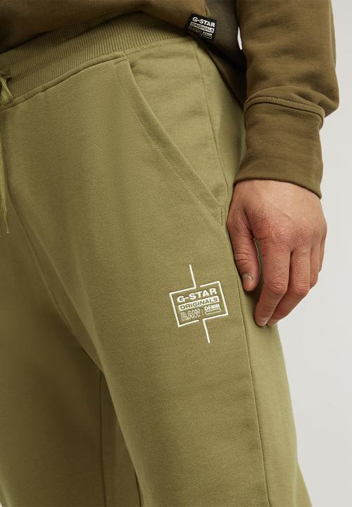 G-STAR - Logo sweat pant Heavy sherland sweat r ub - smoke olive