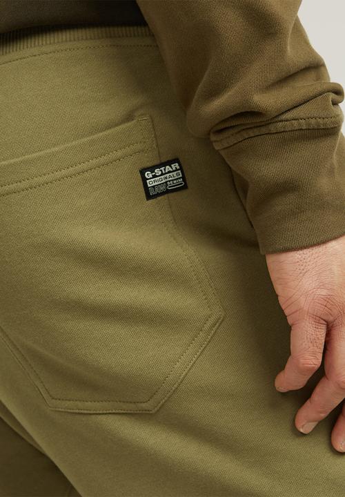 G-STAR - Logo sweat pant Heavy sherland sweat r ub - smoke olive