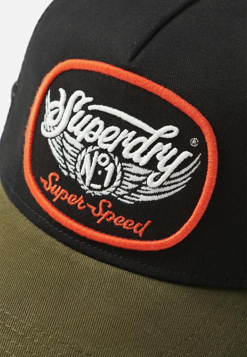 Superdry. - Mesh Trucker Cap - Army Green New