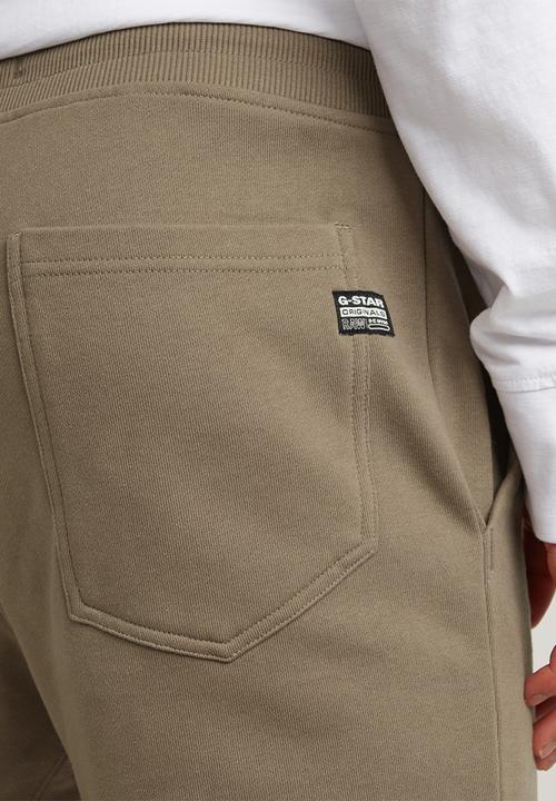 G-STAR - Logo sweat pant Heavy sherland sweat r ub - deep walnut