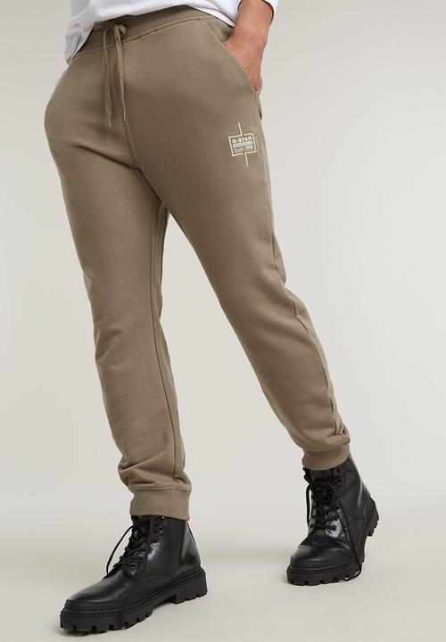 G-STAR - Logo sweat pant Heavy sherland sweat r ub - deep walnut