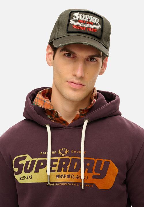 Superdry. - Graphic Trucker Cap - Green